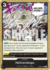 Heliceratops - OP08-097 - Two Legends Pre-Release Cards