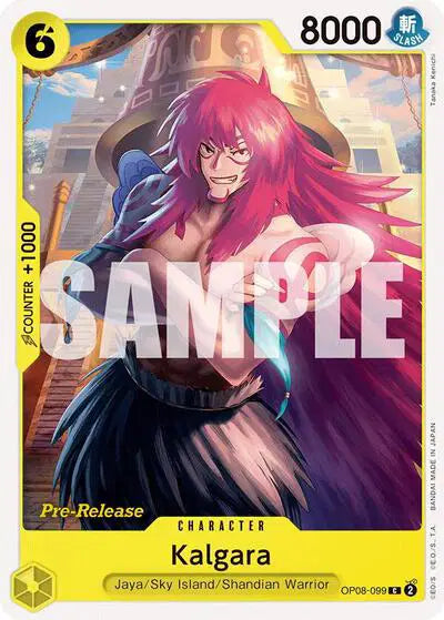 Kalgara - OP08-099 - Two Legends Pre-Release Cards