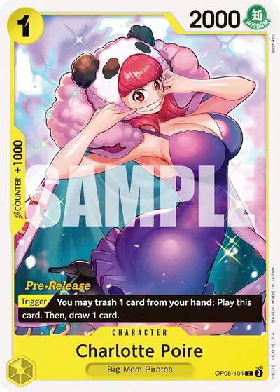 Charlotte Poire - OP08-104 - Two Legends Pre-Release Cards