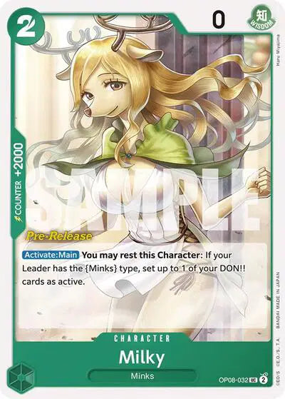 Milky - OP08-032 - Two Legends Pre-Release Cards