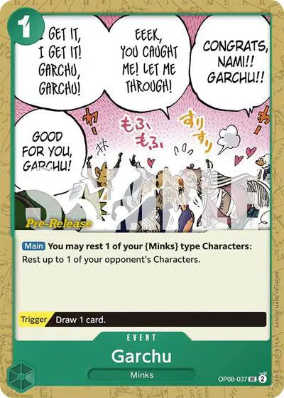 Garchu - OP08-037 - Two Legends Pre-Release Cards