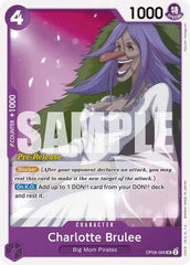 Charlotte Brulee - OP08-066 - Two Legends Pre-Release Cards