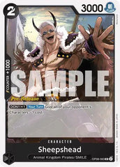 Sheepshead - OP08-083 - Two Legends Pre-Release Cards