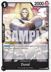 Duval - OP08-088 - Two Legends Pre-Release Cards