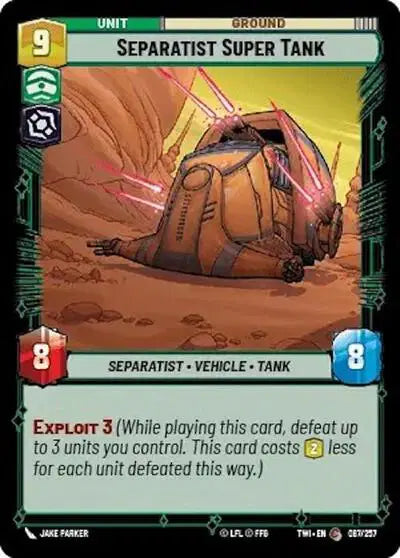 Separatist Super Tank - TWI-087 - Twilight of the Republic