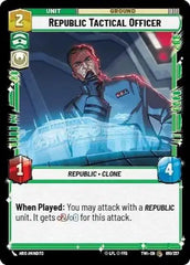 Republic Tactical Officer - TWI-091 - Twilight of the Republic