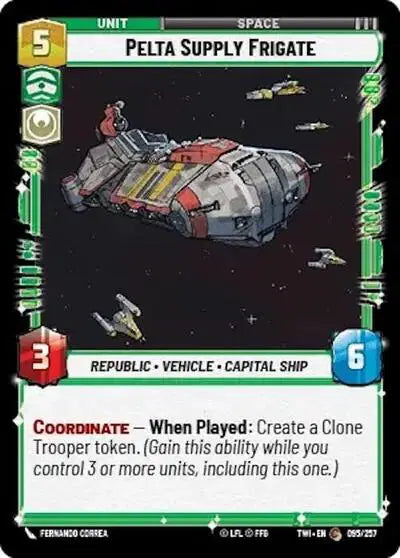 Pelta Supply Frigate - TWI-095 - Twilight of the Republic