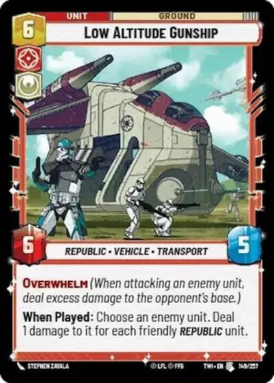 Low Altitude Gunship - TWI-149 - Twilight of the Republic