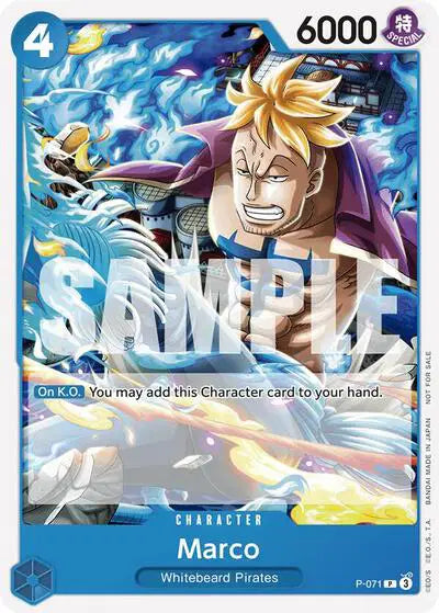 Marco (Two Legends Pre-Release) - P-071 - One Piece Promotion Cards