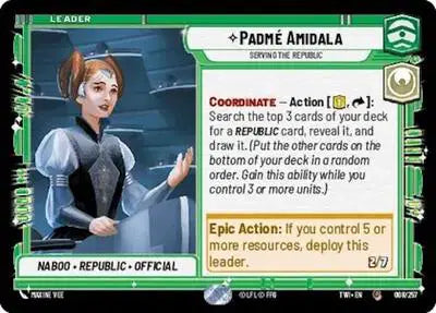 Padmé Amidala - Serving the Republic - TWI-008 - Twilight of the Republic