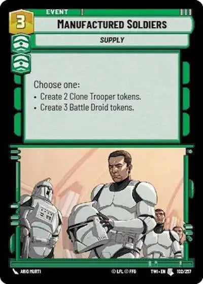 Manufactured Soldiers - TWI-102 - Twilight of the Republic