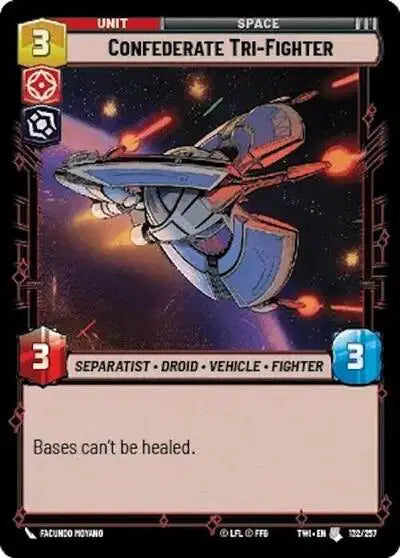Confederate Tri-Fighter - TWI-132 - Twilight of the Republic