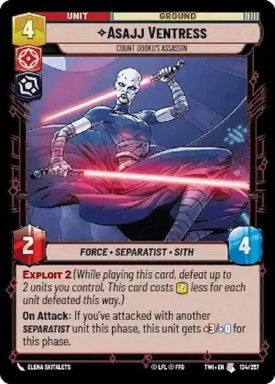 Asajj Ventress - Count Dooku's Assassin - TWI-134 - Twilight of the Republic