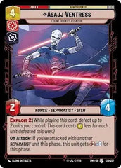 Asajj Ventress - Count Dooku's Assassin - TWI-134 - Twilight of the Republic
