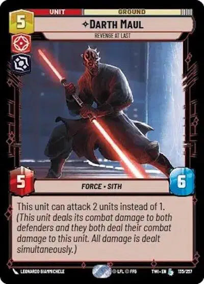 Darth Maul - Revenge at Last - TWI-135 - Twilight of the Republic