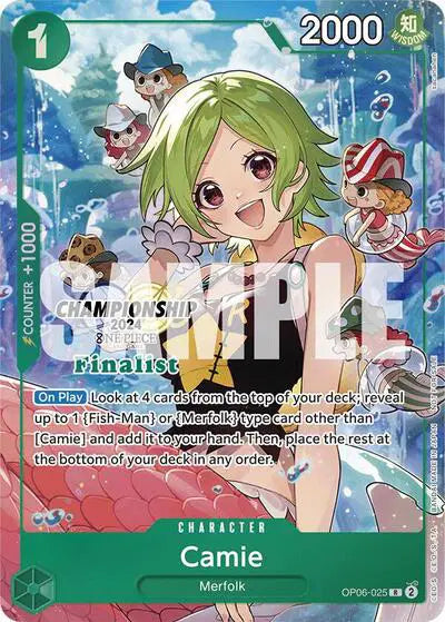 Camie (Championship 2024 Finalist Card Set) - OP06-025 - One Piece Promotion Cards
