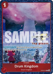 Drum Kingdom (Championship 2024 Top Player Pack) - OP08-020 - One Piece Promotion Cards