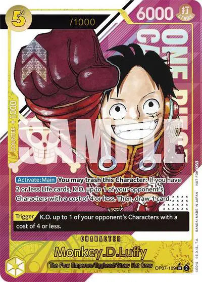 Monkey.D.Luffy (CS 2024 Event Pack) - OP07-109 - One Piece Promotion Cards