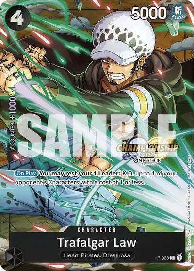 Trafalgar Law - P-038 (CS 2024 Event Pack) - P-038 - One Piece Promotion Cards