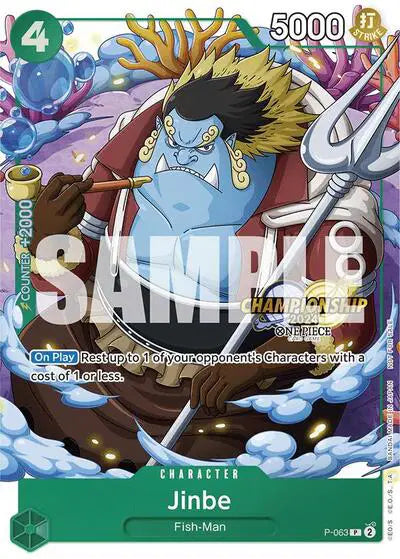 Jinbe (CS 2024 Event Pack) - P-063 - One Piece Promotion Cards