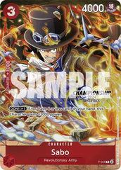 Sabo (CS 2024 Event Pack Finalist) - P-044 - One Piece Promotion Cards