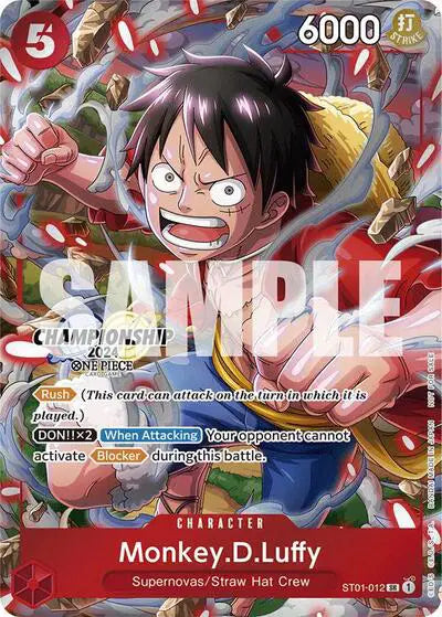 Monkey.D.Luffy (CS 2024 Celebration Pack) - ST01-012 - One Piece Promotion Cards