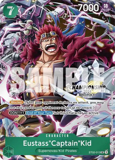 Eustass"Captain"Kid (CS 2024 Celebration Pack) - ST02-013 - One Piece Promotion Cards