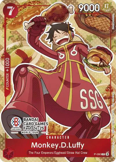 Monkey.D.Luffy (Bandai Card Games Fest 24-25) - P-080 - One Piece Promotion Cards