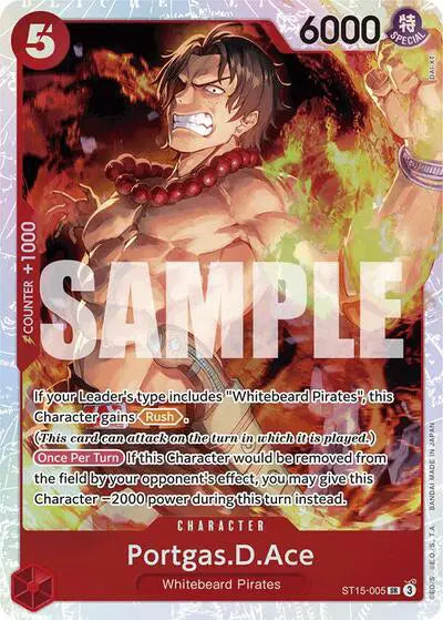 Portgas.D.Ace - ST15-005 - Starter Deck 15: RED Edward.Newgate