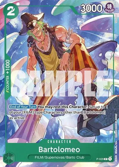 Bartolomeo - P-029 - Starter Deck 16: GREEN Uta