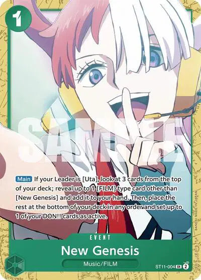 New Genesis - ST11-004 - Starter Deck 16: GREEN Uta