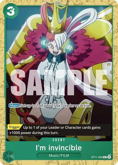 I'm invincible - ST11-005 - Starter Deck 16: GREEN Uta