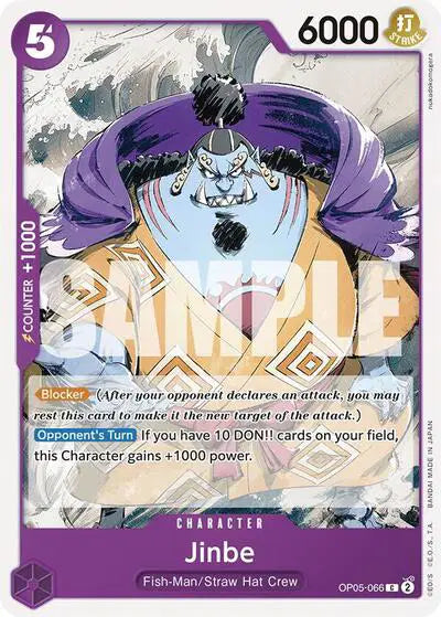 Jinbe - OP05-066 - Starter Deck 18: PURPLE Monkey.D.Luffy