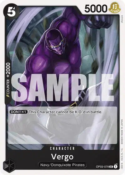 Vergo - OP03-079 - Starter Deck 19: BLACK Smoker