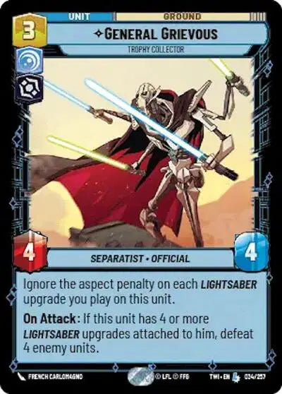 General Grievous - Trophy Collector - TWI-034 - Twilight of the Republic