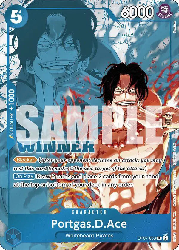 Portgas.D.Ace (Winner Pack 2024 Oct.-Dec.) - OP07-053 - One Piece Promotion Cards