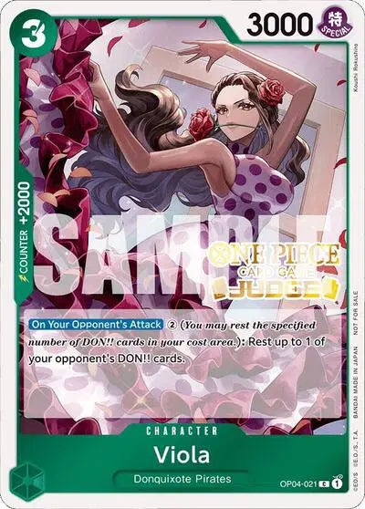 Viola (Judge Pack Vol. 4) - OP04-021 - One Piece Promotion Cards