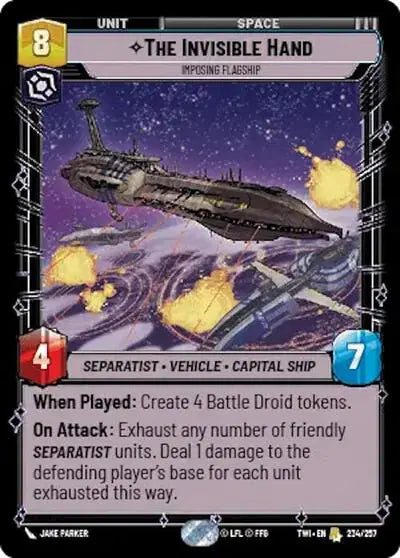The Invisible Hand - Imposing Flagship - TWI-234 - Twilight of the Republic