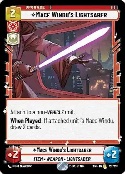 Mace Windu's Lightsaber - TWI-152 - Twilight of the Republic