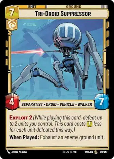 Tri-Droid Suppressor - TWI-217 - Twilight of the Republic