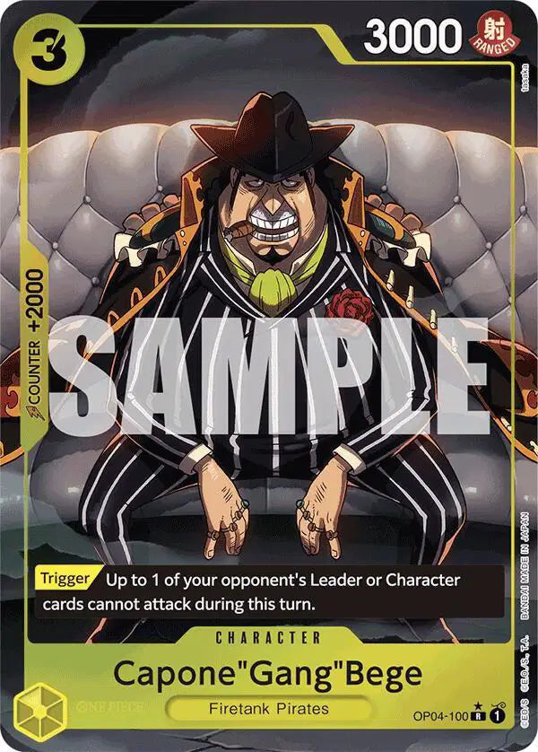 Capone"Gang"Bege (OP04-100) (Alternate Art) - OP04-100 - Premium Booster