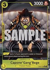 Capone"Gang"Bege (OP04-100) (Alternate Art) - OP04-100 - Premium Booster