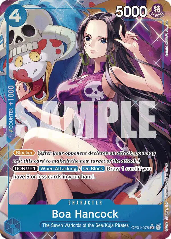 Boa Hancock (OP01-078) (Alternate Art) - OP01-078 - Premium Booster