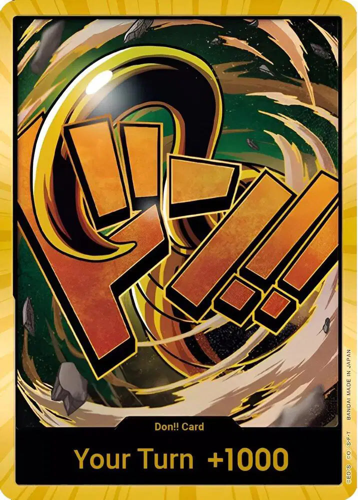DON!! Card (Crocodile) (Gold) - N/A - Premium Booster