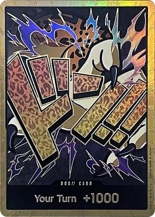 DON!! Card (Rob Lucci) (Gold) - N/A - Premium Booster