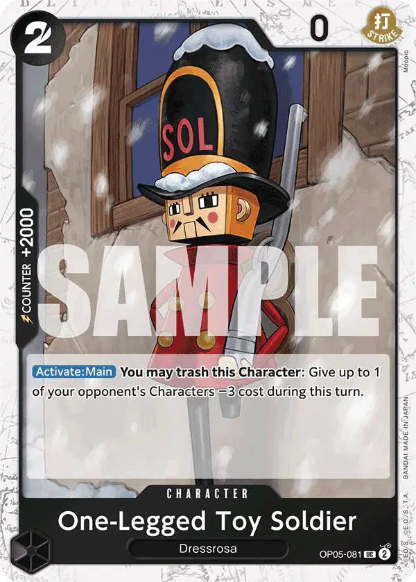 One-Legged Toy Soldier (Jolly Roger Foil) - OP05-081 - Premium Booster