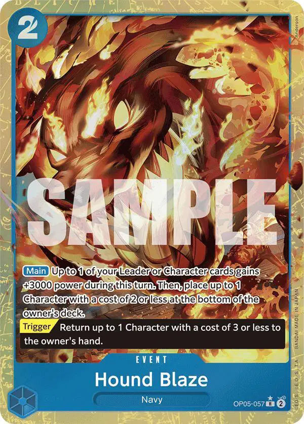 Hound Blaze (Alternate Art) - OP05-057 - Premium Booster