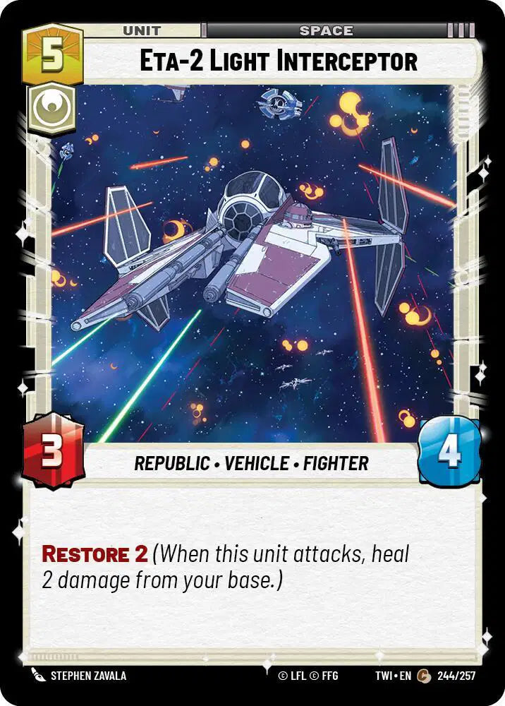 ETA-2 Light Interceptor - TWI-244 - Twilight of the Republic