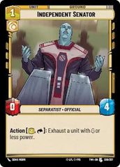 Independent Senator - TWI-206 - Twilight of the Republic