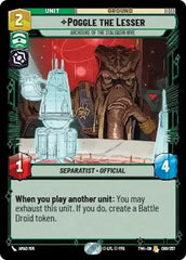 Poggle the Lesser - Archduke of the Stalgasin Hive - TWI-080 - Twilight of the Republic